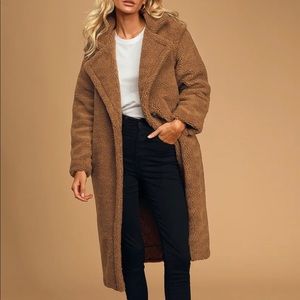 BB DAKOTA brown teddy coat